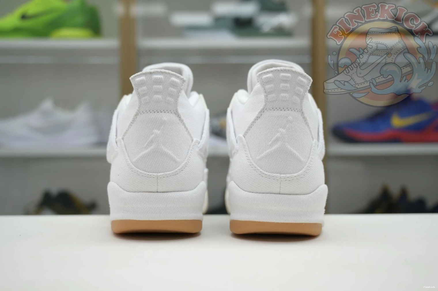 white Jordan Air Jordan tag) 4 levis (levis 0814